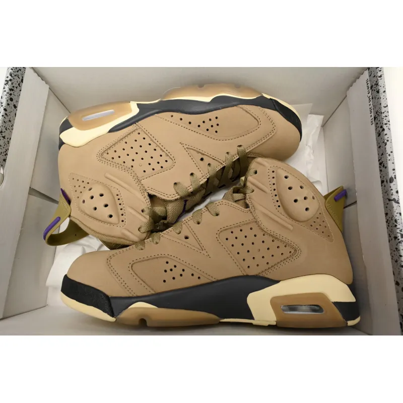 Air Jordan 6 Retro Gore-Tex Brown Kelp (Women's)  FD1643-300