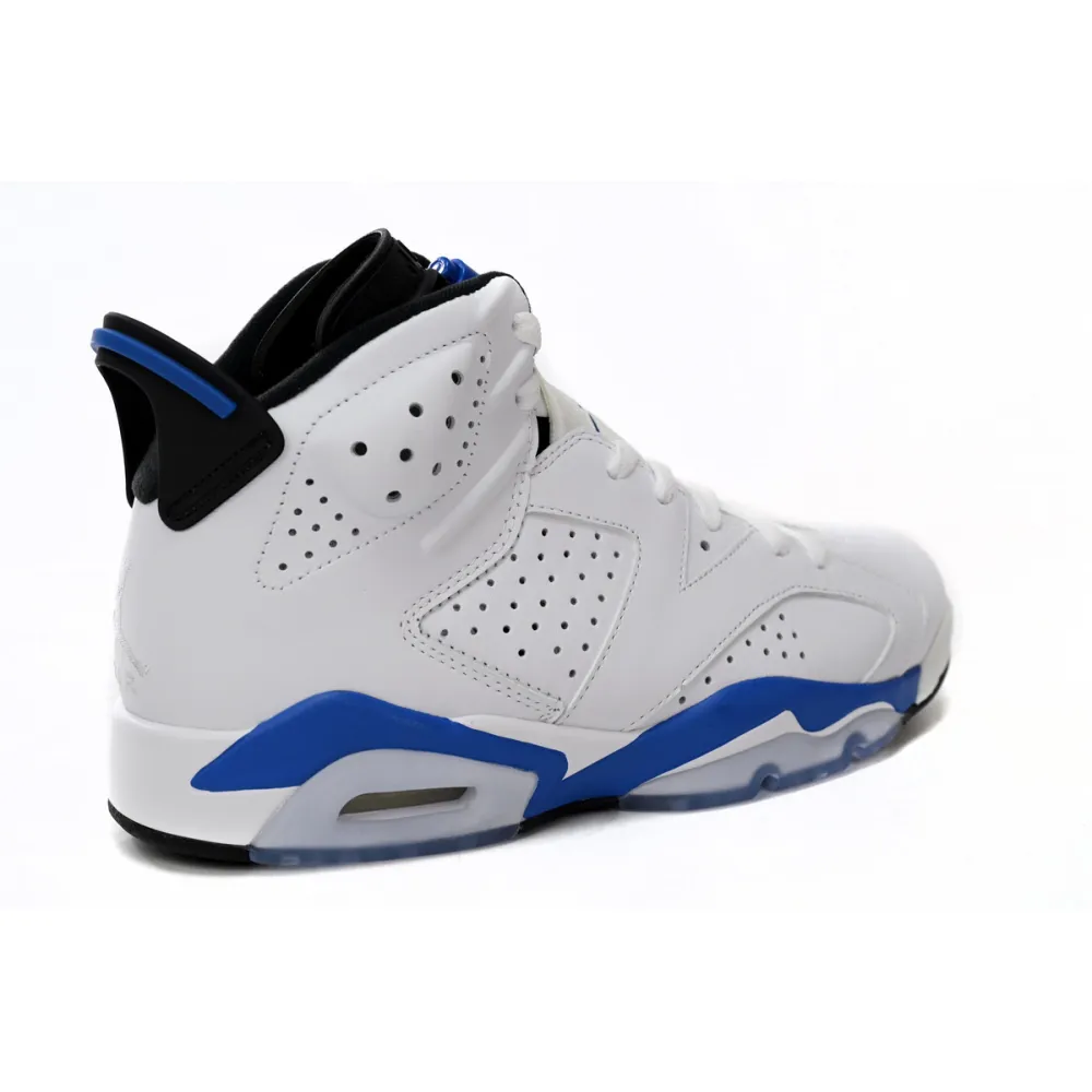 Air Jordan 6 Retro Sport Blue (2014) 384664-107