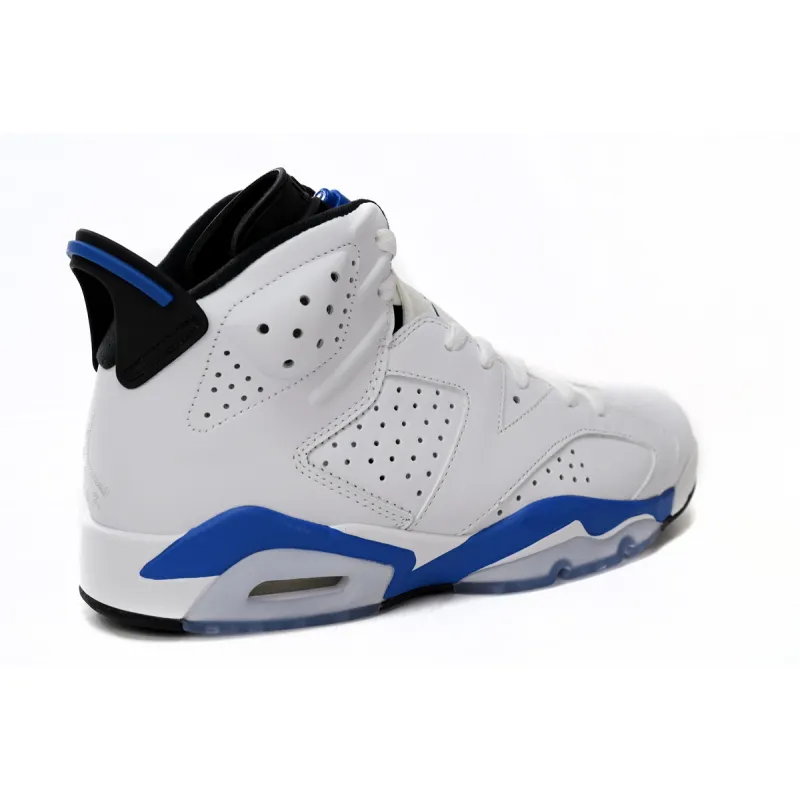 Air Jordan 6 Retro Sport Blue (2014) 384664-107