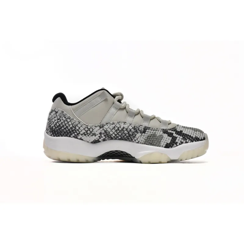 Air Jordan 11 Retro Low Snake Light Bone  CD6846-002