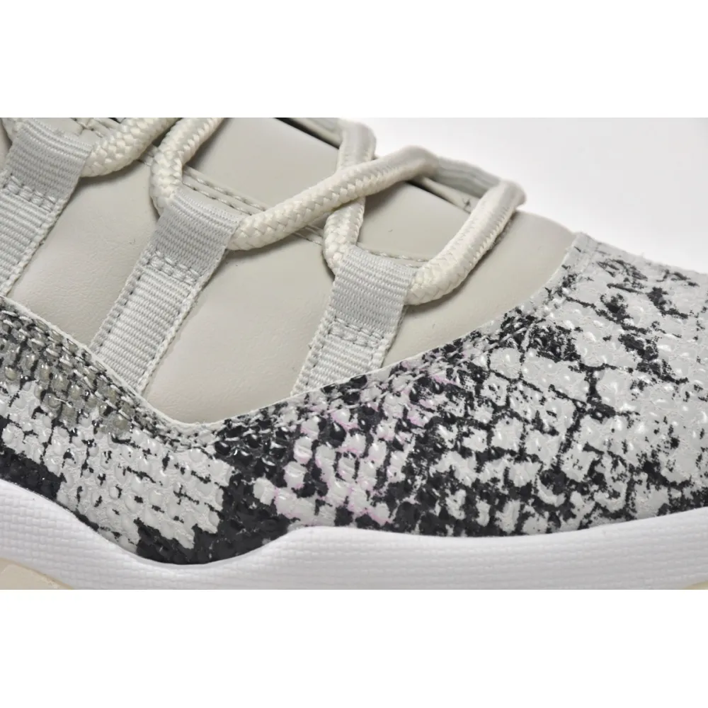Air Jordan 11 Retro Low Snake Light Bone  CD6846-002