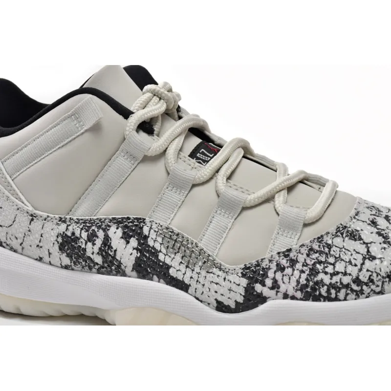 Air Jordan 11 Retro Low Snake Light Bone  CD6846-002