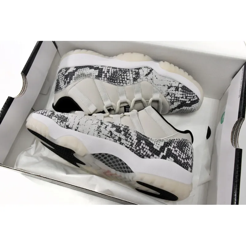 Air Jordan 11 Retro Low Snake Light Bone  CD6846-002