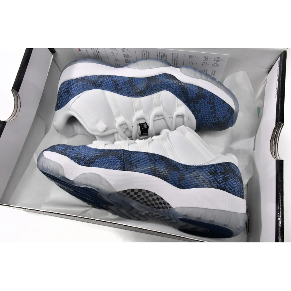 Air Jordan 11 Retro Low Snake Navy (2019) CD6846-102