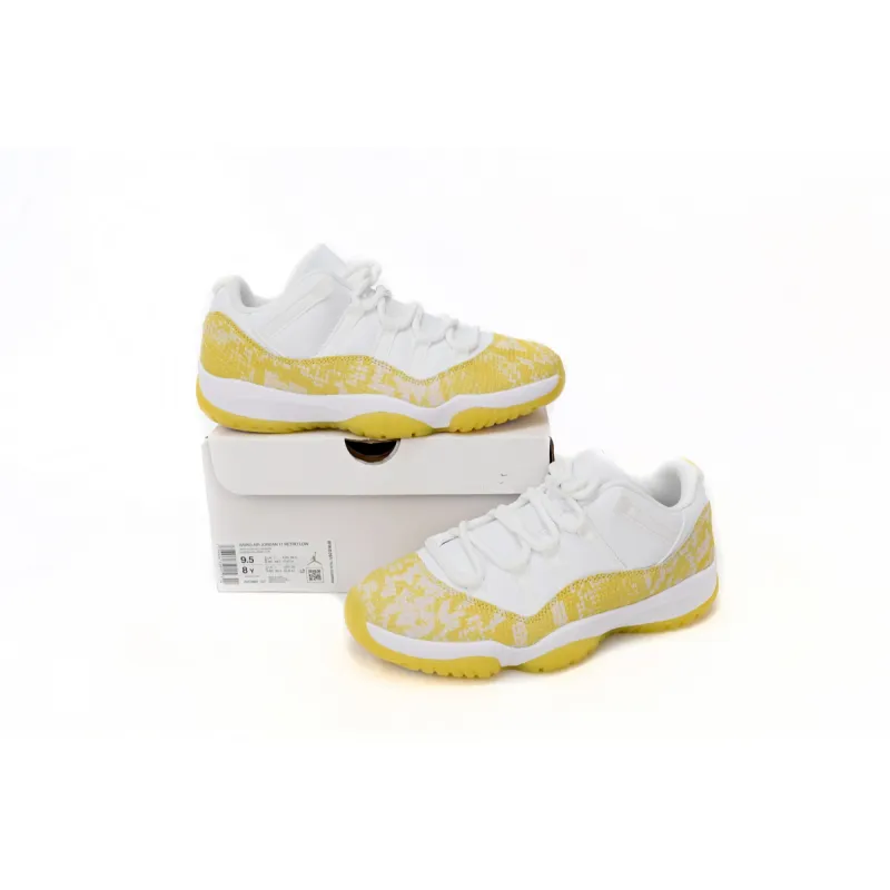 Air Jordan 11 Retro Low Yellow Snakeskin (Women's) AH7860-107