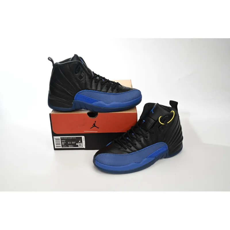 Air Jordan 12 Retro Black Game Royal (GS)  153265-014