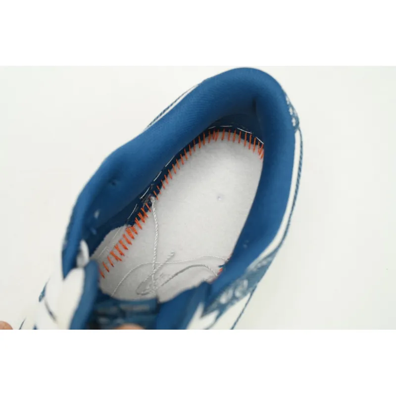 Nike Dunk Low Industrial Blue Sashiko D70834-101 