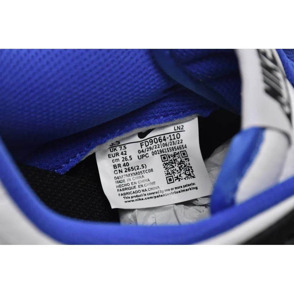 Nike Dunk Low White Black Royal  FD9064-110 