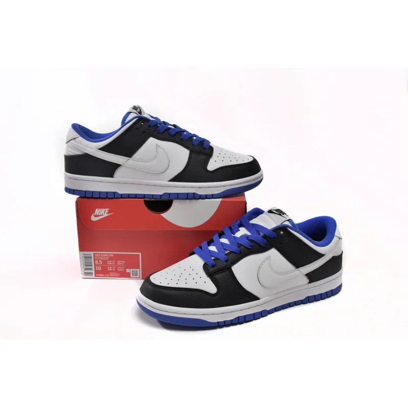 Nike Dunk Low White Black Royal  FD9064-110 