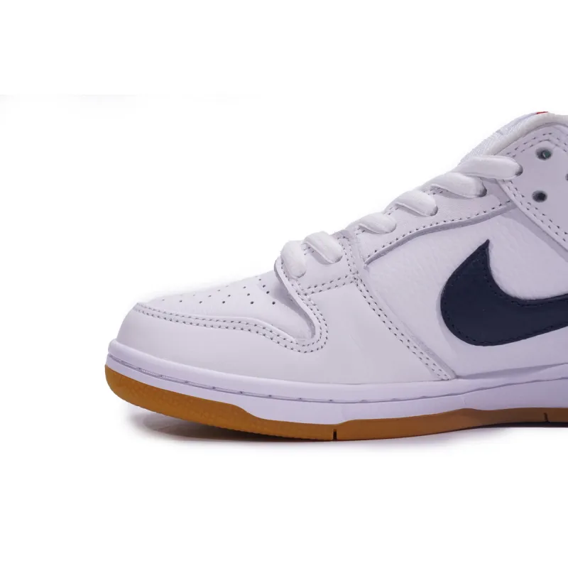 Nike SB Dunk Low Orange Label White Navy  CZ2249-100 