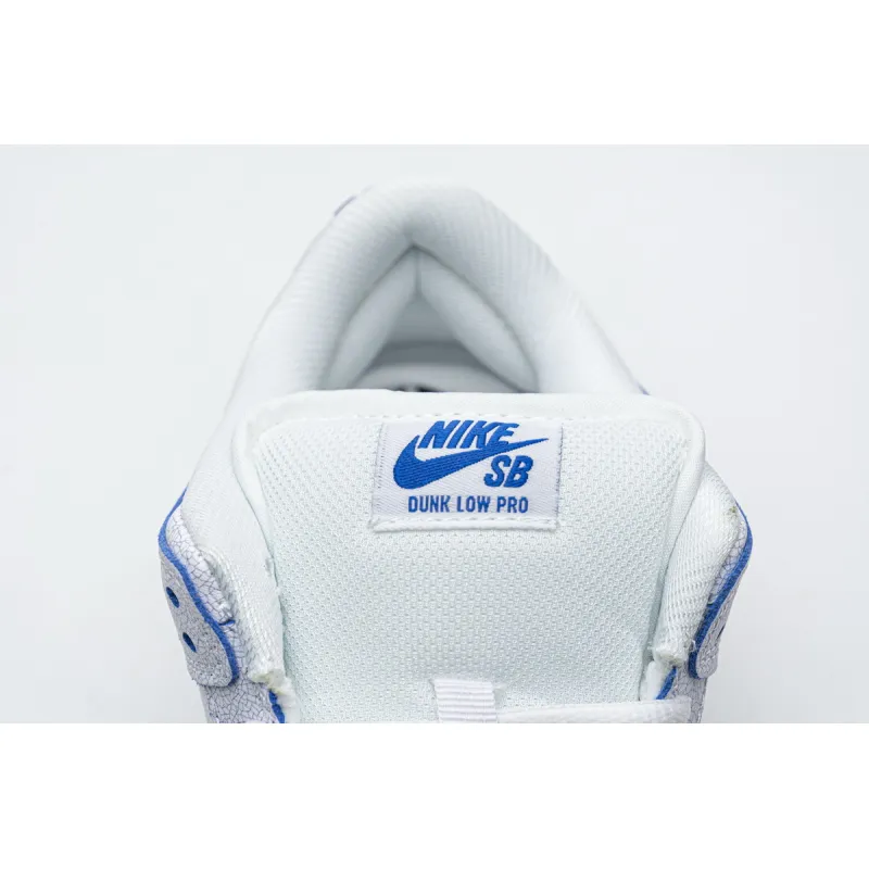 Nike SB Dunk Low Premium White Game Royal CJ6884-100