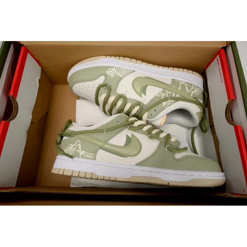  Nike Dunk Low Gongting Longjing Tea DV0831-003 