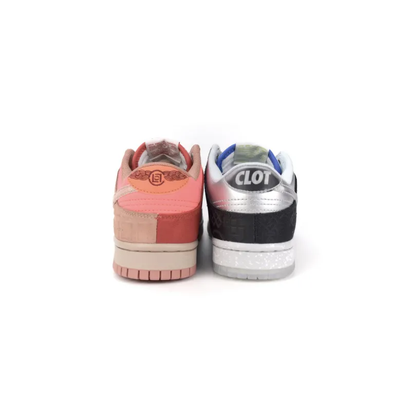 CLOT x Nike Dunk Low Brown Blue Gray  FN0316-999 