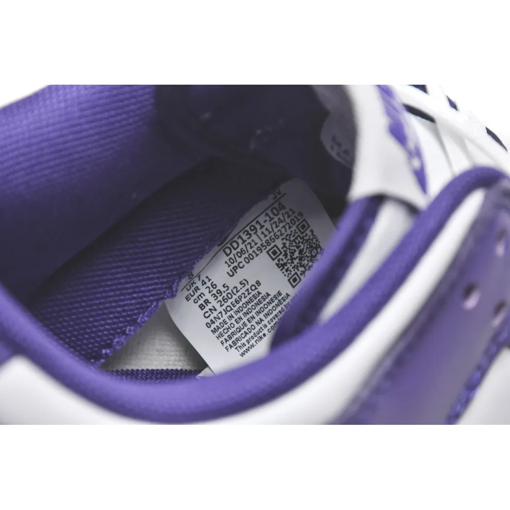 Nike Dunk Low Championship Court Purple DD1391-104 