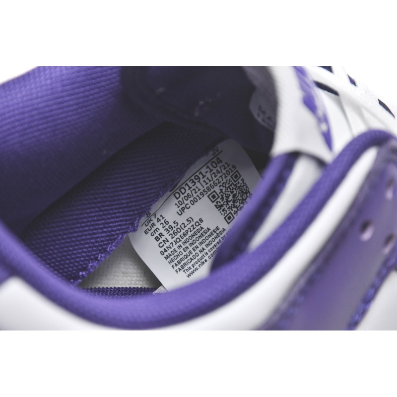 Nike Dunk Low Championship Court Purple DD1391-104 