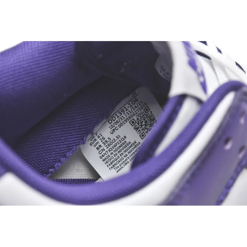 Nike Dunk Low Championship Court Purple DD1391-104 