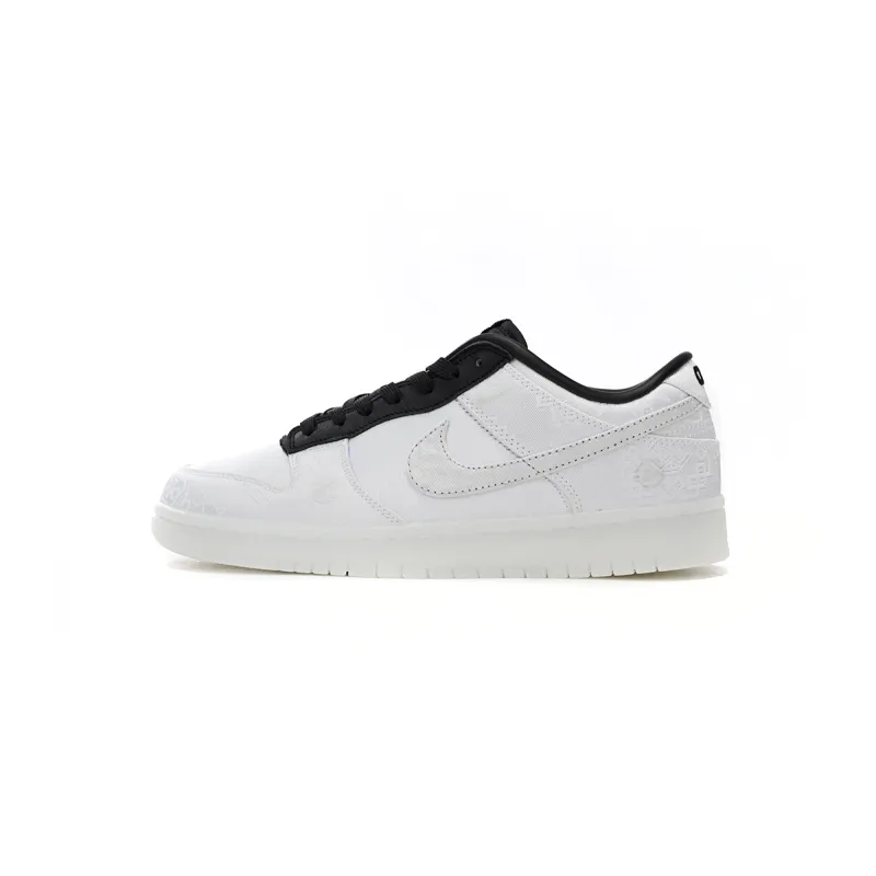 Nike Dunk Low CLOT Fragment White  FN0315-110 