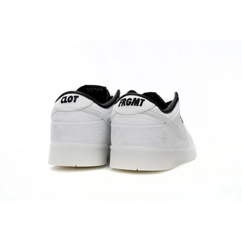 Nike Dunk Low CLOT Fragment White  FN0315-110 