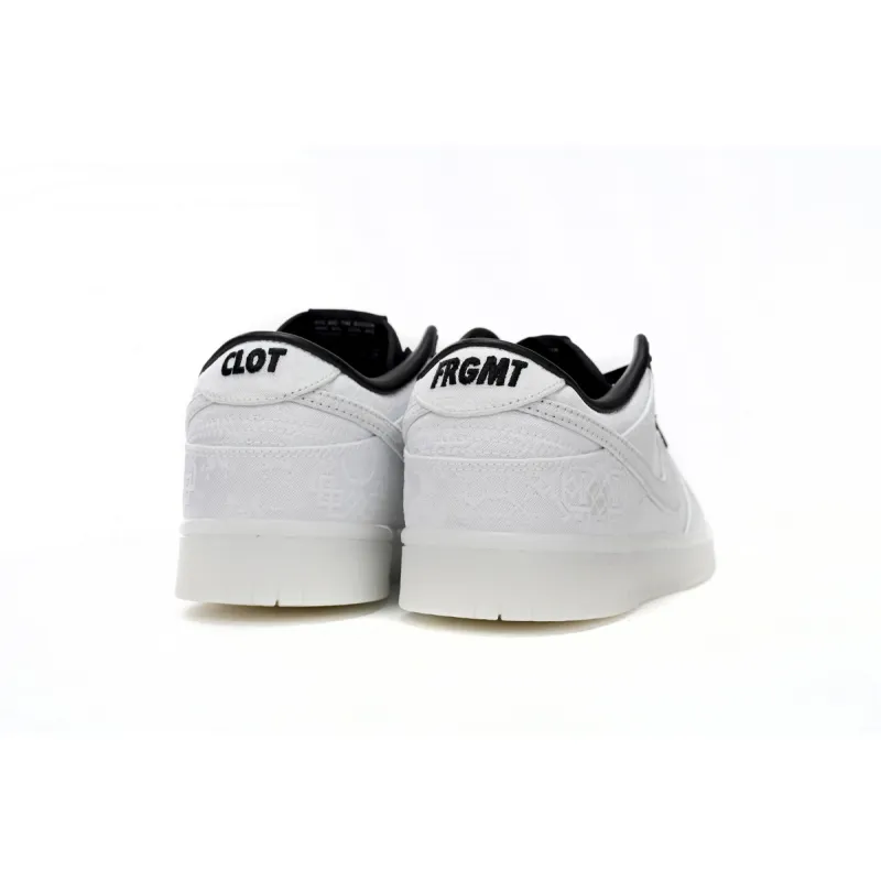 Nike Dunk Low CLOT Fragment White  FN0315-110 