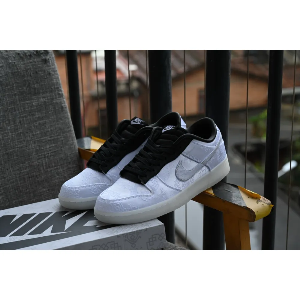 Nike Dunk Low CLOT Fragment White  FN0315-110 