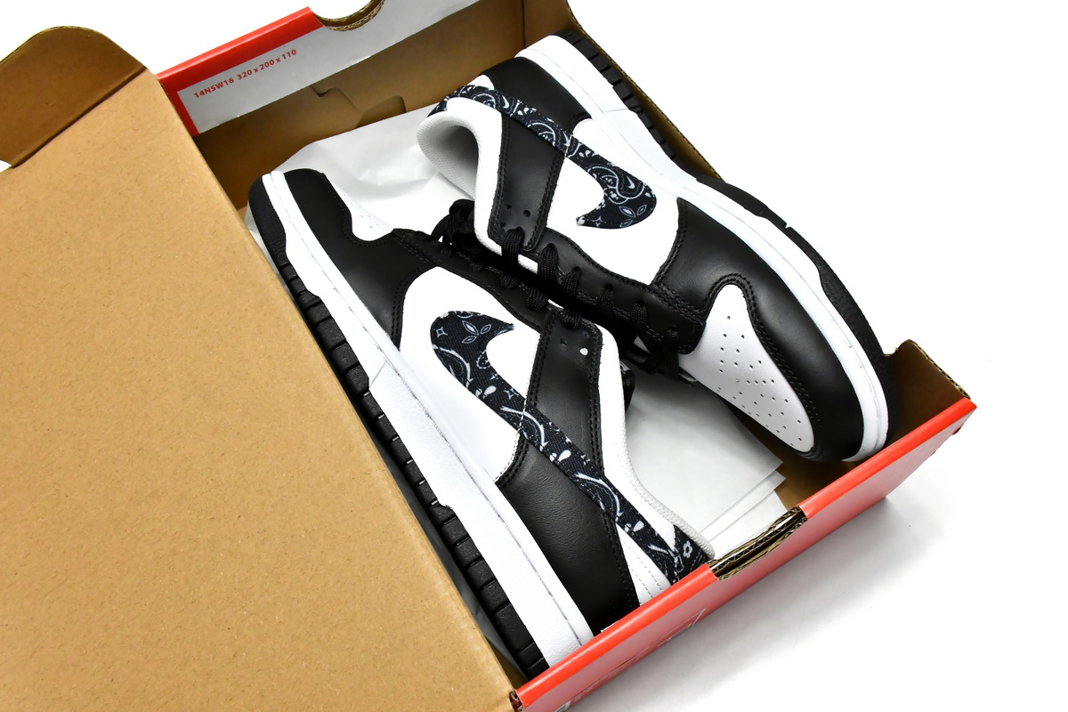 Nike Dunk Low Essential Paisley Pack Black (Women's)  DH4401-100