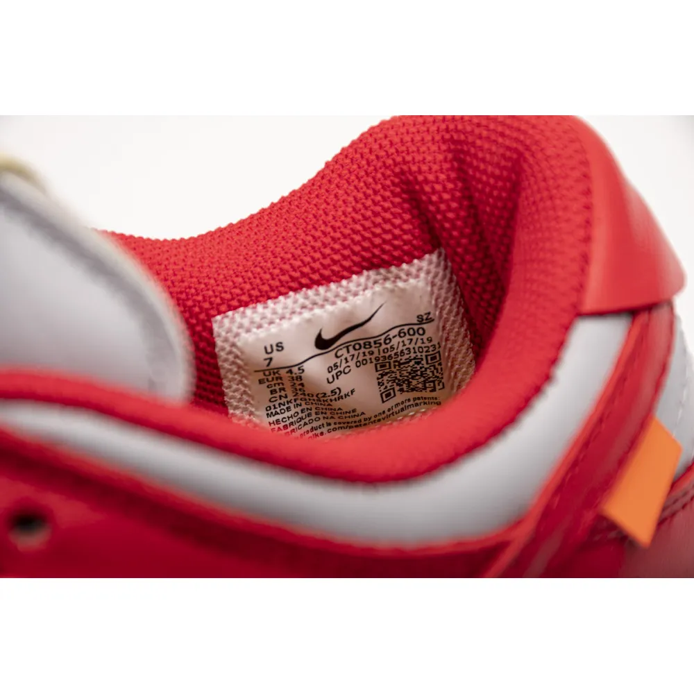 Nike Dunk Low Off-White University Red CT0856-600 