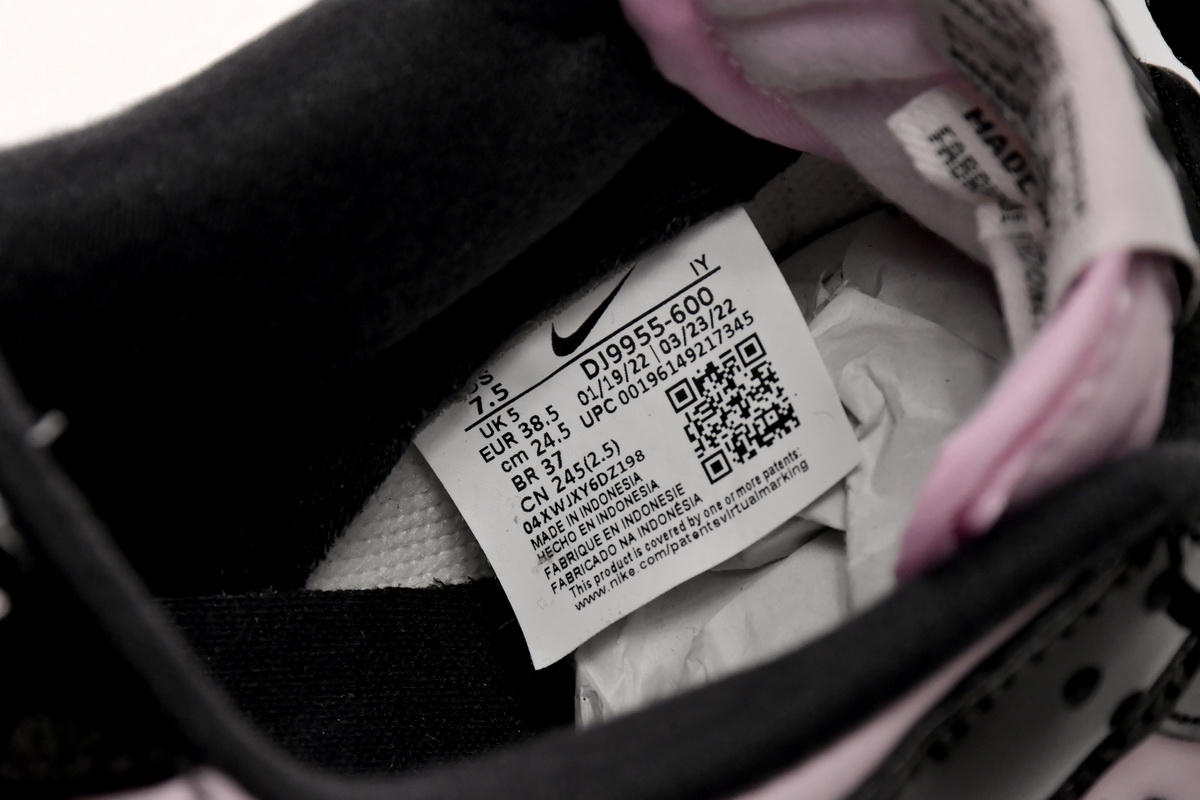 Nike Dunk Low Pink Foam Black (Women's)  DJ9955-600