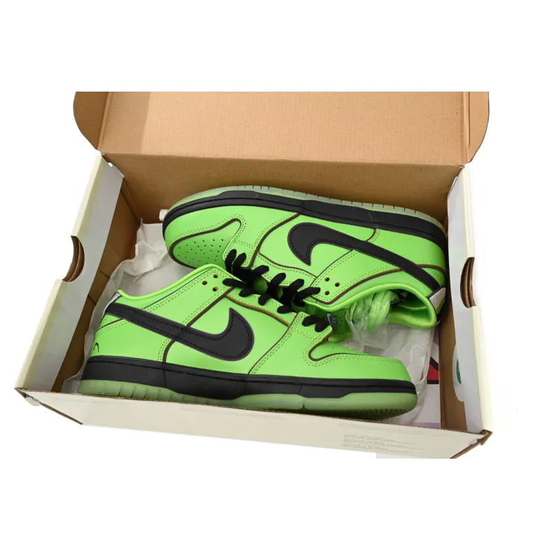 Nike SB Dunk Low The Powerpuff Girls Buttercup  FZ8319-300 
