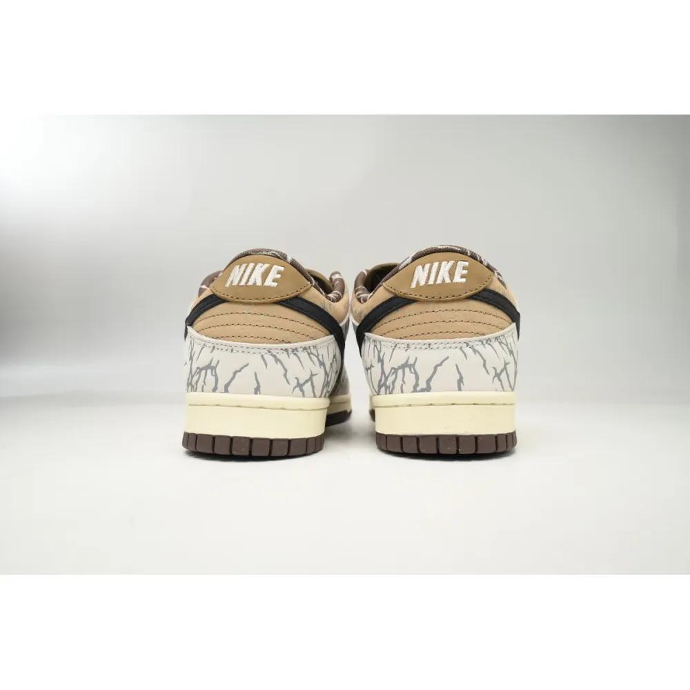 Nike Travis Scott X Nike SB Dunk Low Grey White Cashew Fruit CT5053-010