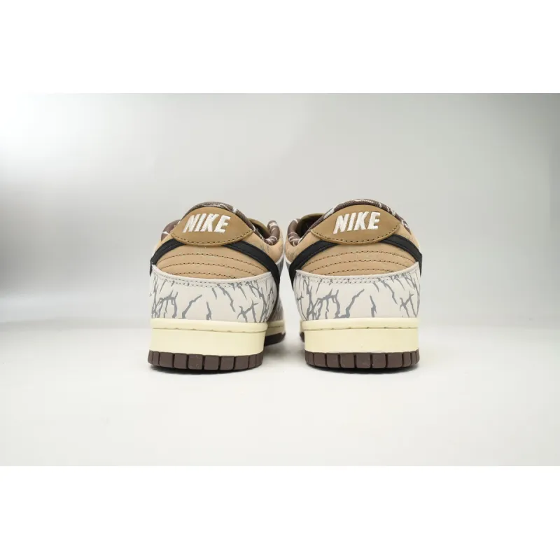 Nike Travis Scott X Nike SB Dunk Low Grey White Cashew Fruit CT5053-010
