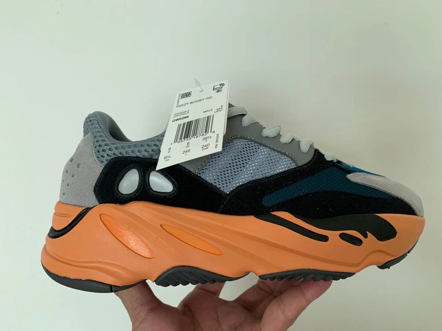 Adidas Yeezy Boost 700 Wash Orange   GW0296 