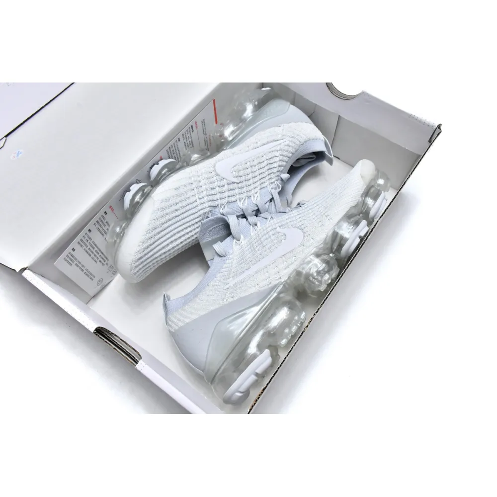 Nike Air VaporMax Flyknit 3 White Pure Platinum  AJ6900-102 