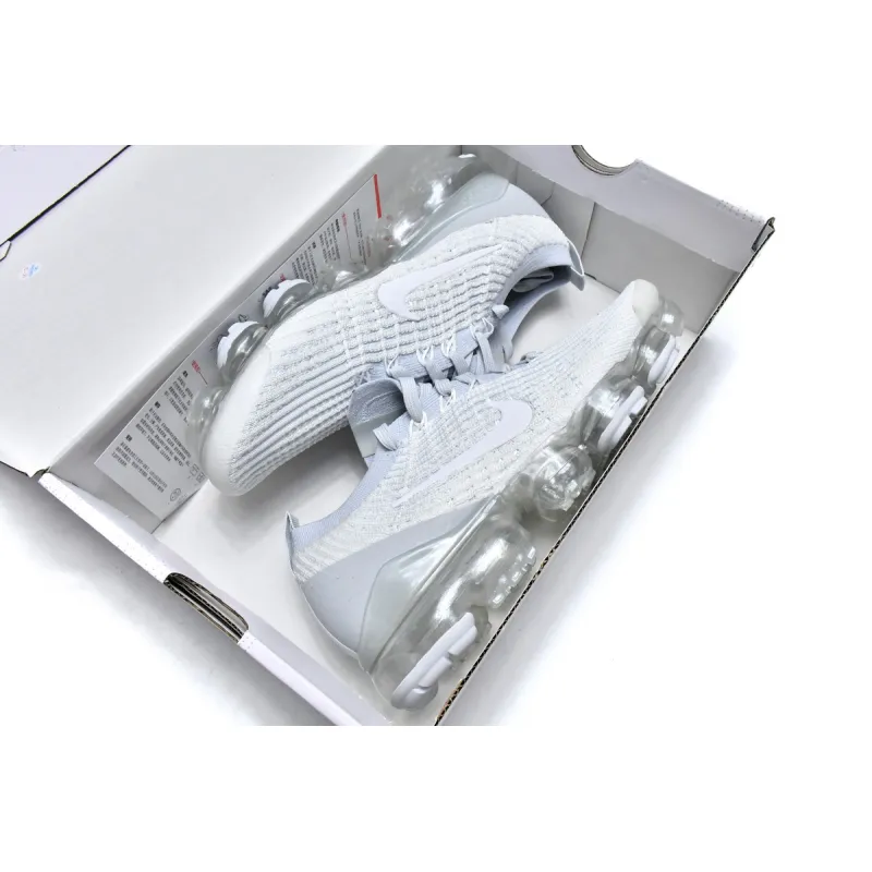 Nike Air VaporMax Flyknit 3 White Pure Platinum  AJ6900-102 