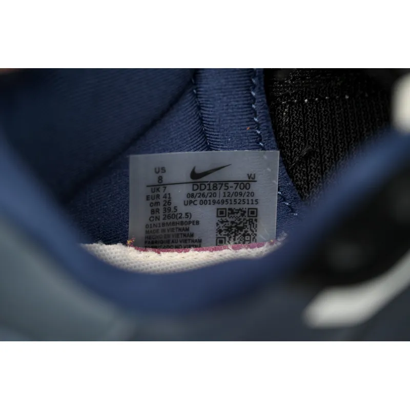  Sacai x Nike VaporWaffle Sesame and Black Blue Silver  DD1875-700
