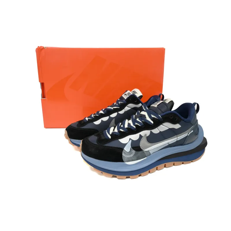  Sacai x Nike VaporWaffle Sesame and Black Blue Silver  DD1875-700