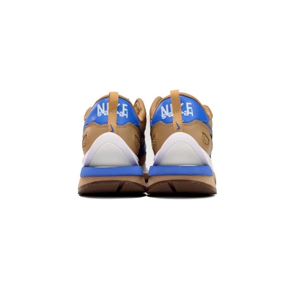  Sacai x Nike VaporWaffle Sesame Brown Blue Black Grid  CV1363-201