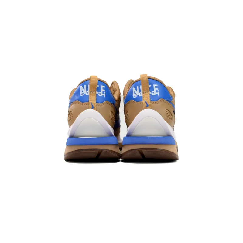  Sacai x Nike VaporWaffle Sesame Brown Blue Black Grid  CV1363-201