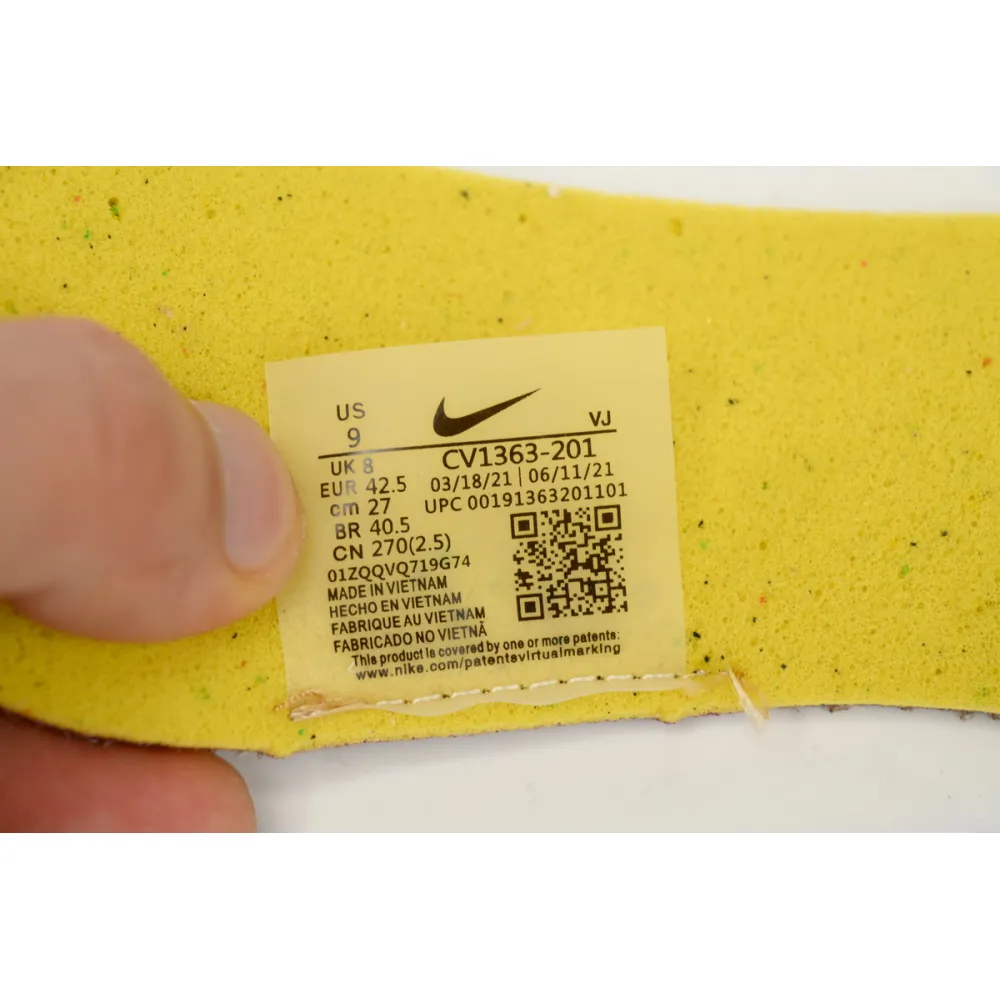  Sacai x Nike VaporWaffle Sesame Brown Blue Black Grid  CV1363-201