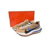 Sacai x Nike VaporWaffle Sesame Brown Blue Black Grid  CV1363-201