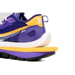  Sacai x Nike VaporWaffle Sesame Purple, White, and Yellow  DV1363-103