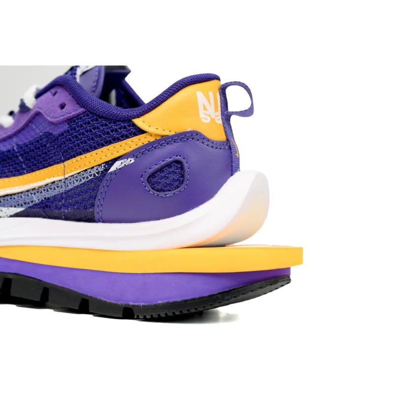  Sacai x Nike VaporWaffle Sesame Purple, White, and Yellow  DV1363-103