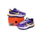  Sacai x Nike VaporWaffle Sesame Purple, White, and Yellow  DV1363-103