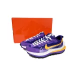  Sacai x Nike VaporWaffle Sesame Purple, White, and Yellow  DV1363-103