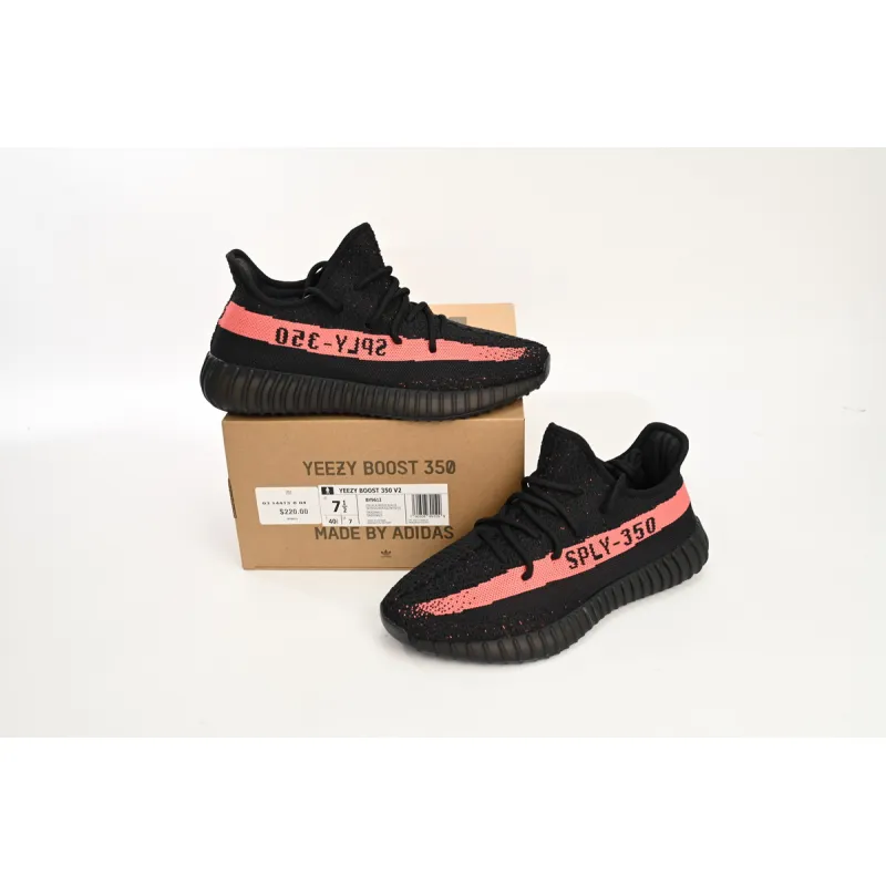 Adidas Yeezy Boost 350 V2 Core Black Red (2016/2022/2023)  BY9612