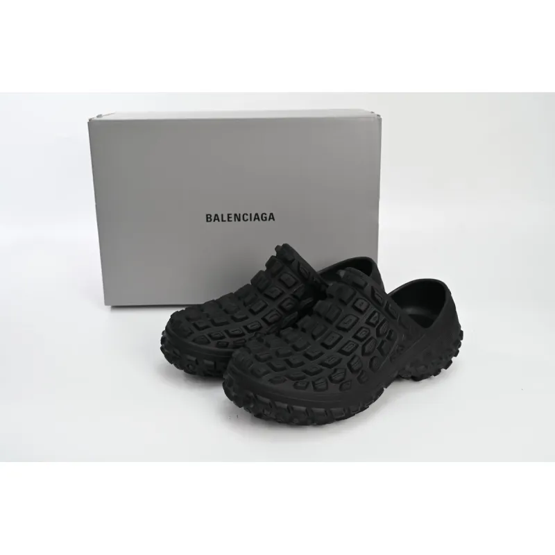 Balenciaga Defender Clog Black Rubber 735252W3CV21000