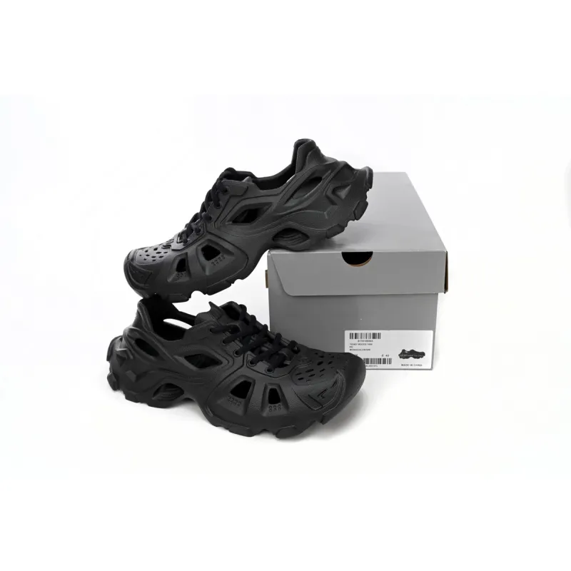 Balenciaga HD Lace Up Black  702421W3CES1000