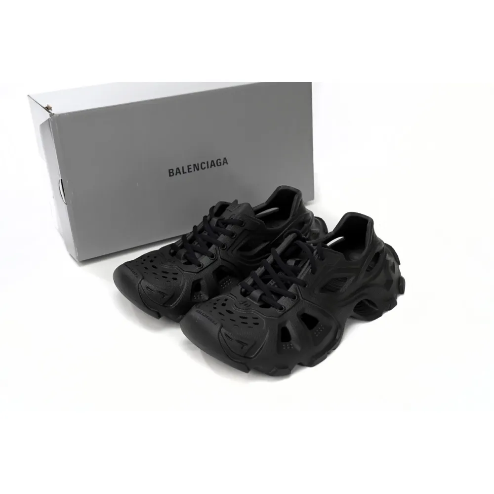 Balenciaga HD Lace Up Black  702421W3CES1000