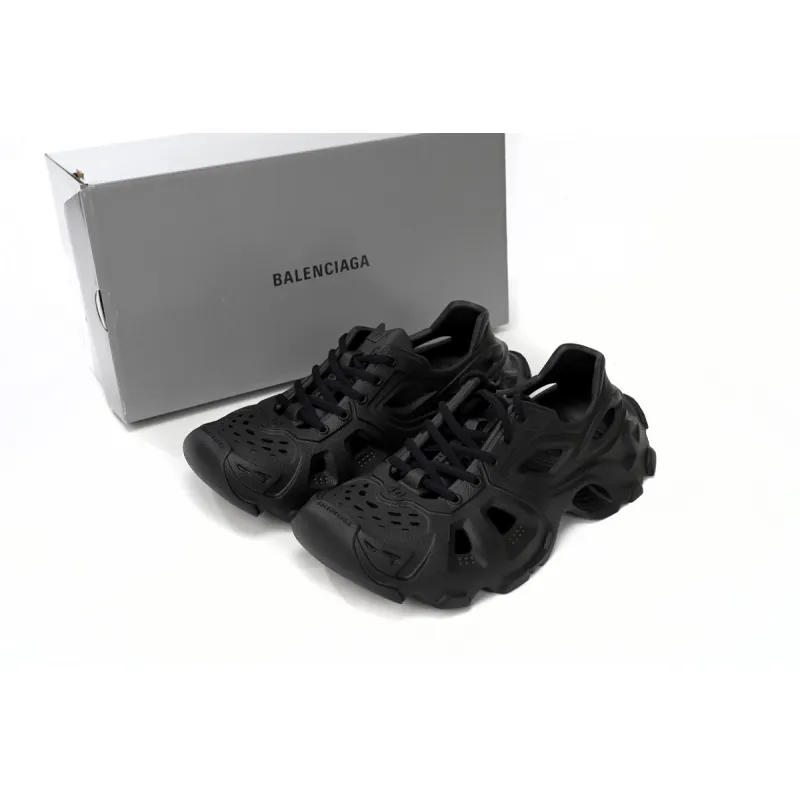 Balenciaga HD Lace Up Black  702421W3CES1000