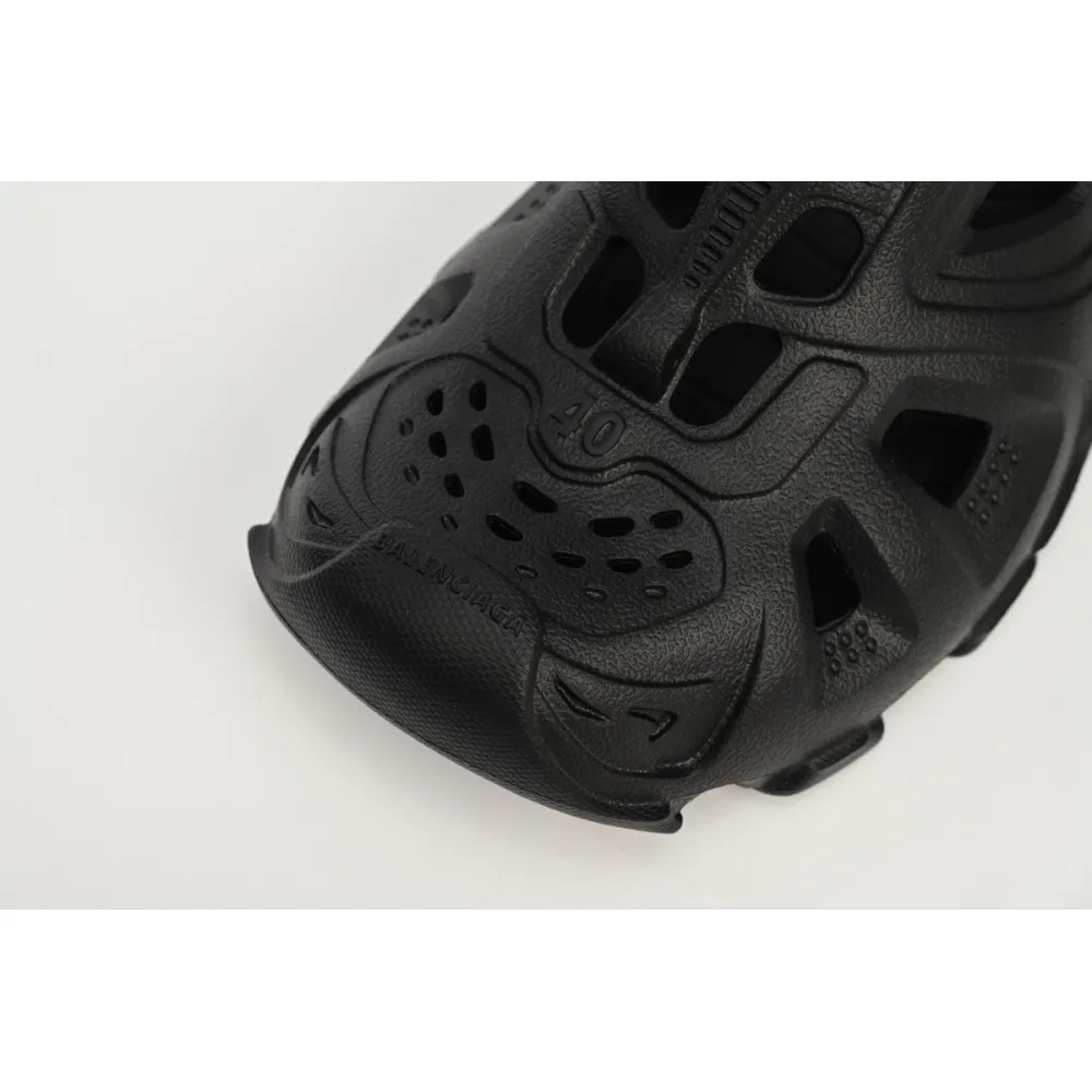 Balenciaga HD Mule Black Rubber 735249 W3CES 1000