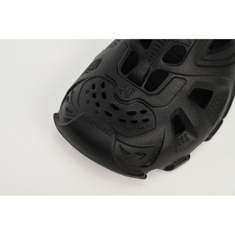 Balenciaga HD Mule Black Rubber 735249 W3CES 1000